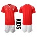 Billige Schweiz Børnetøj Hjemmebanetrøje til baby VM 2022 Kortærmet (+ korte bukser)